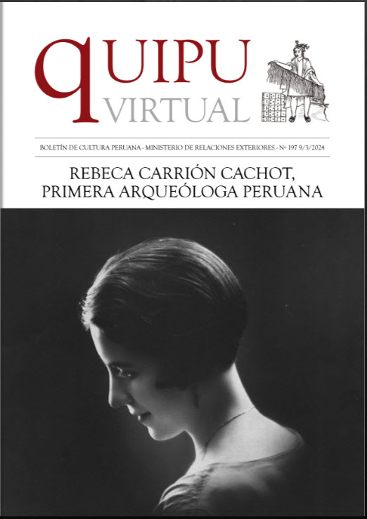 Nr. 197 Rebeca Carrión Cachot, primera arqueóloga peruana
