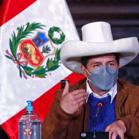 Presidente Pedro Castillo, Quelle: Agencia Andina-prensa presidencia