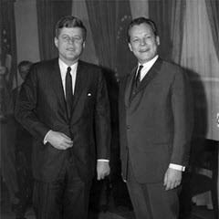 John F. Kennedy und Willy Brandt (März 1961) (Archiv der sozialen Demokratie)